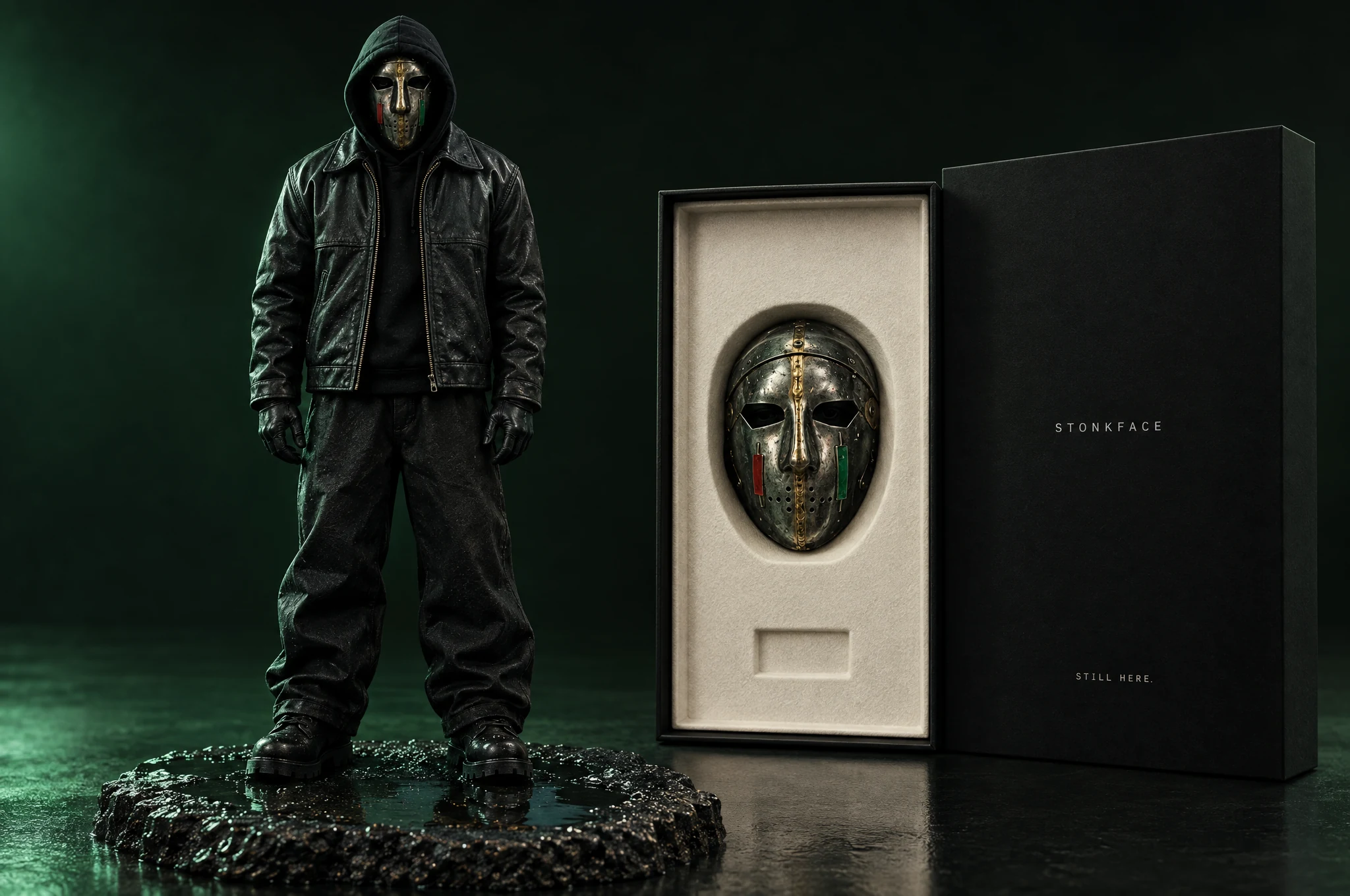Stonkface collectible concept, loading the interactive model